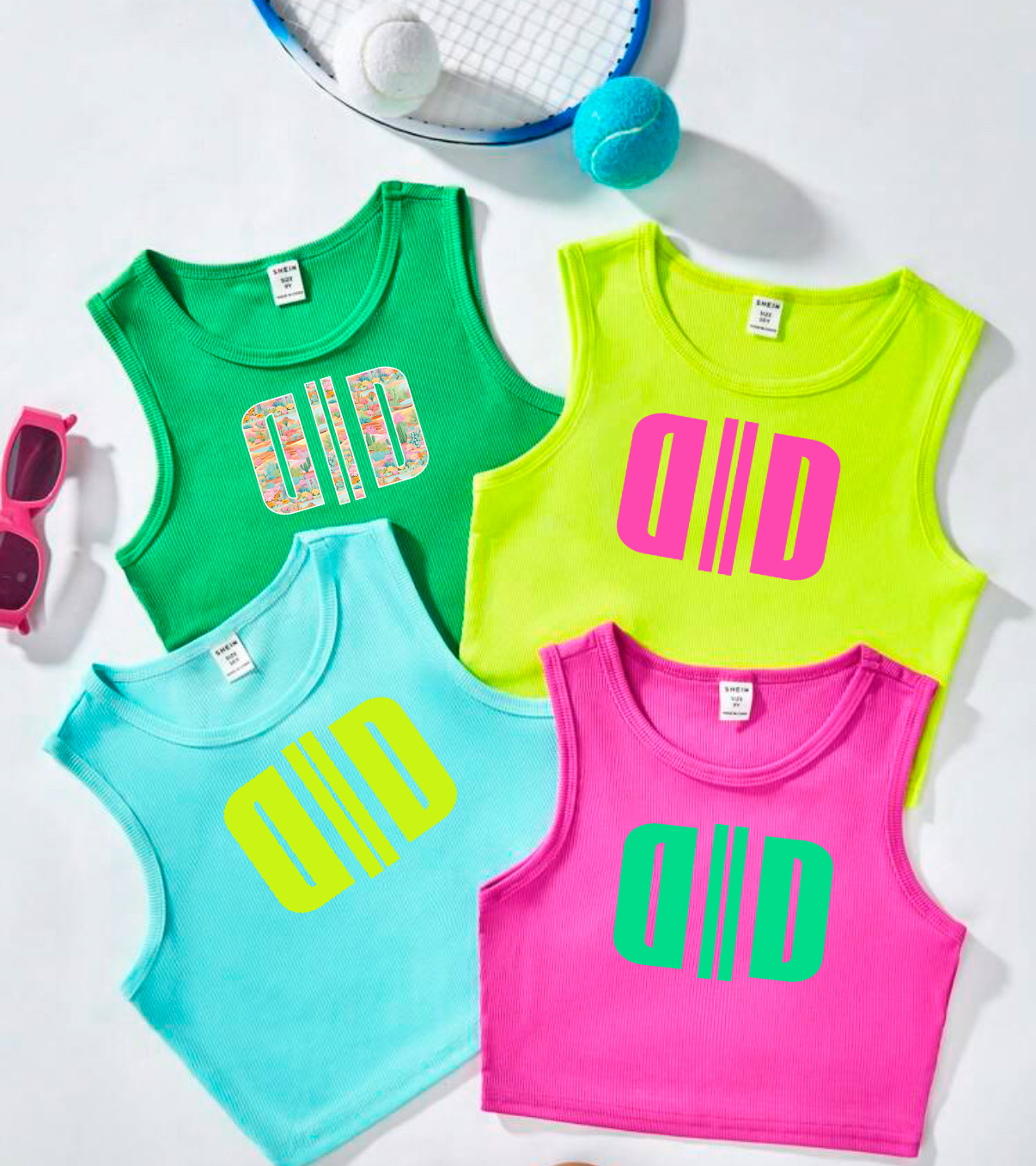 Crop Tank 4 pack