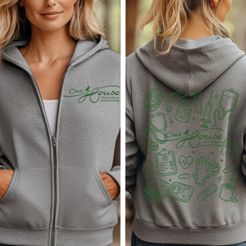 Our House Zip up Jacket