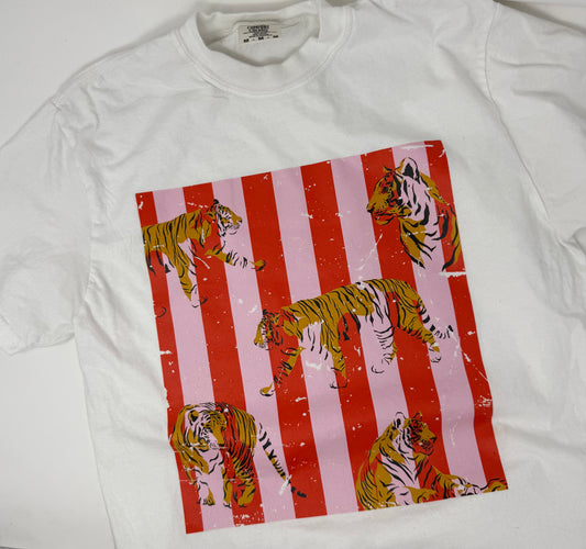 Retro Stripe Tiger
