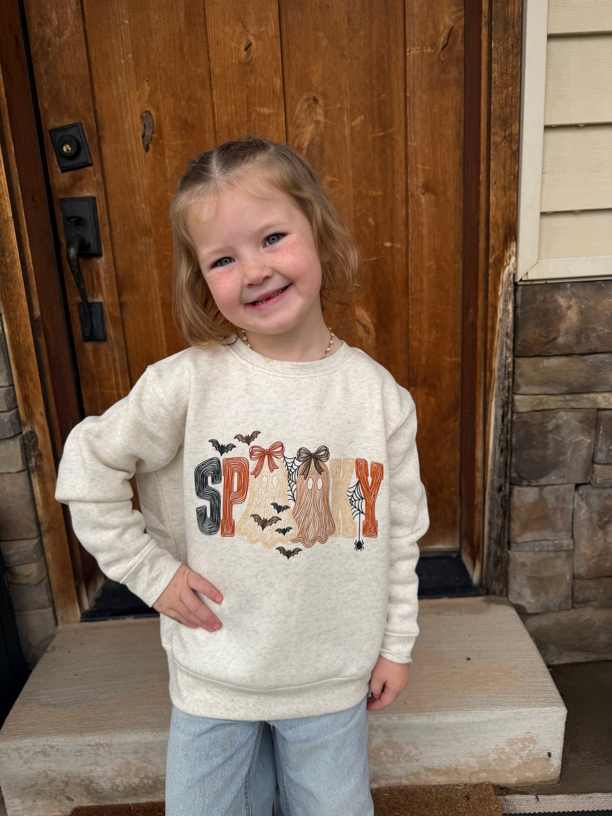spooky crewneck size Youth small