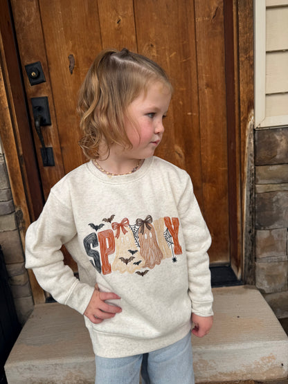 spooky crewneck size Youth small