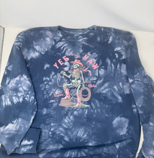 yee to the haw crewneck large