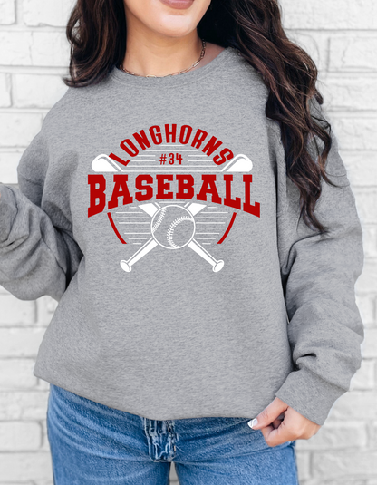 Longhorns Baseball CUSTOM