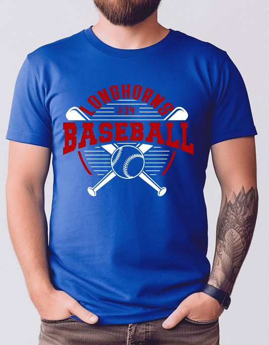 Longhorns Baseball CUSTOM