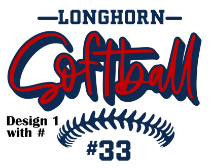 Longhorn Softball Tshirt