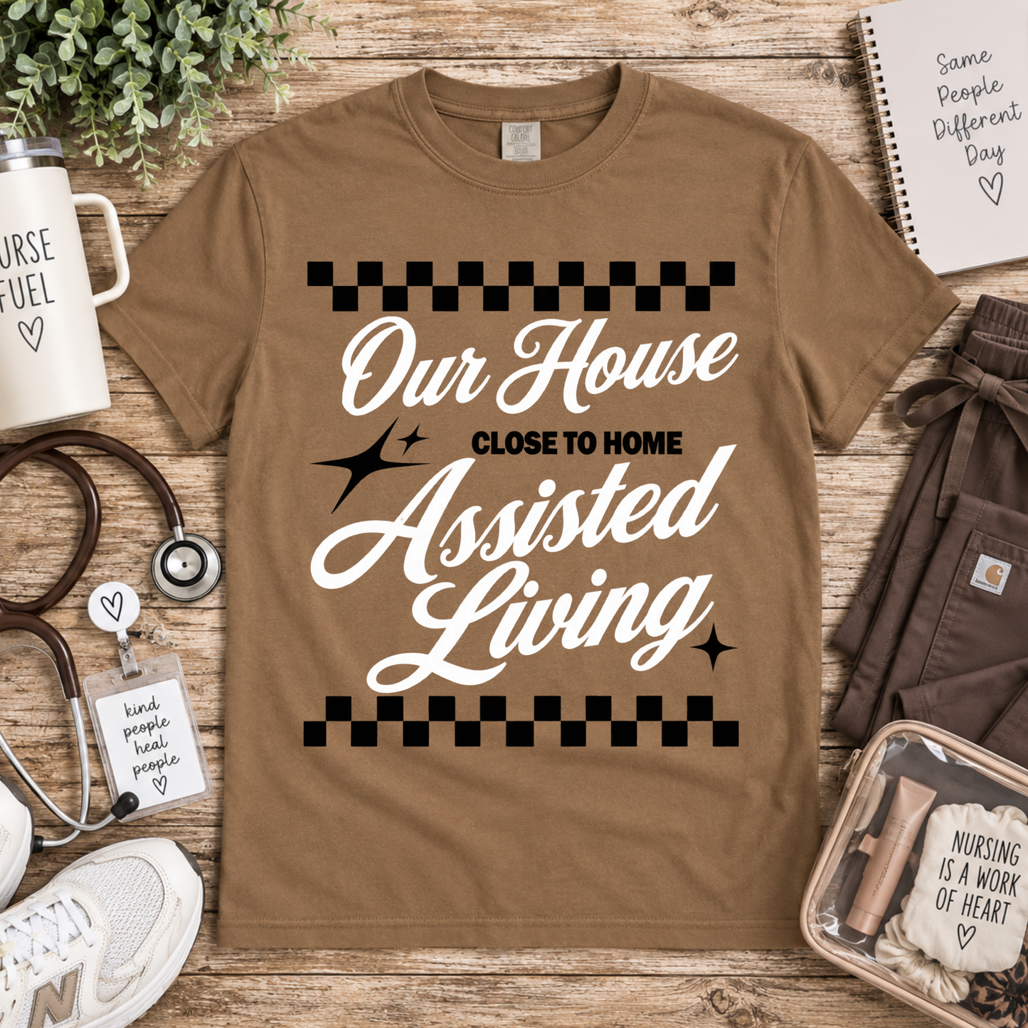 Our House Check Stripe