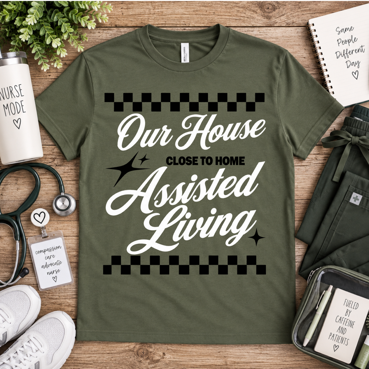 Our House Check Stripe