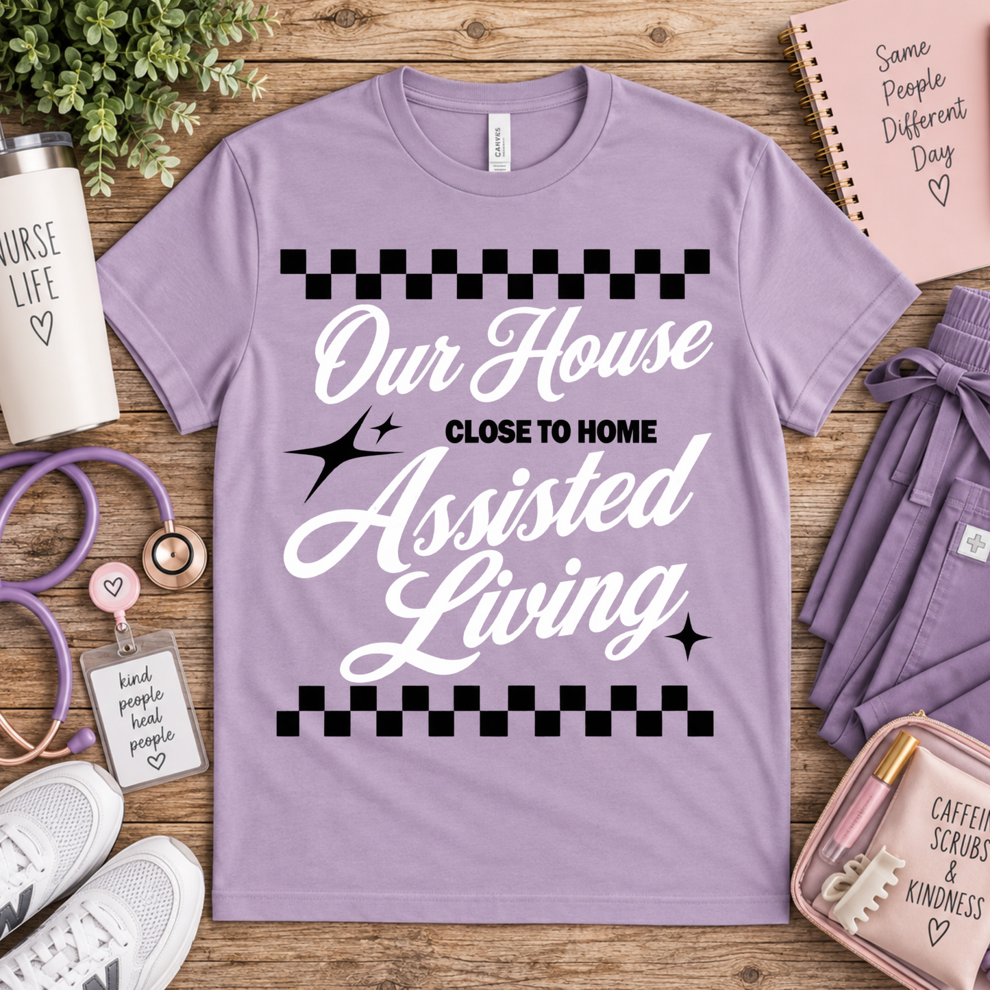Our House Check Stripe