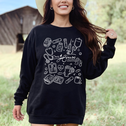 Our House Crew/Hoodie