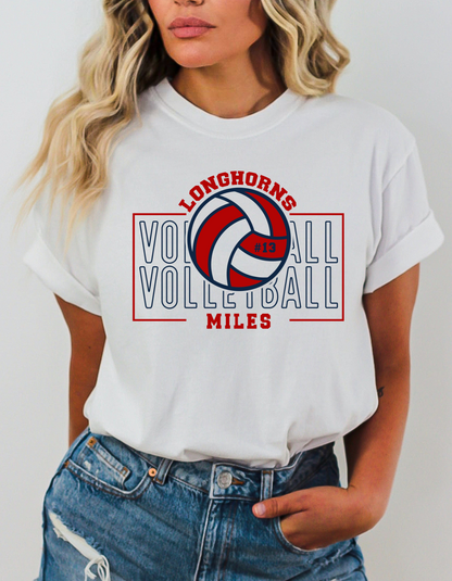 Longhorns Volleyball CUSTOM