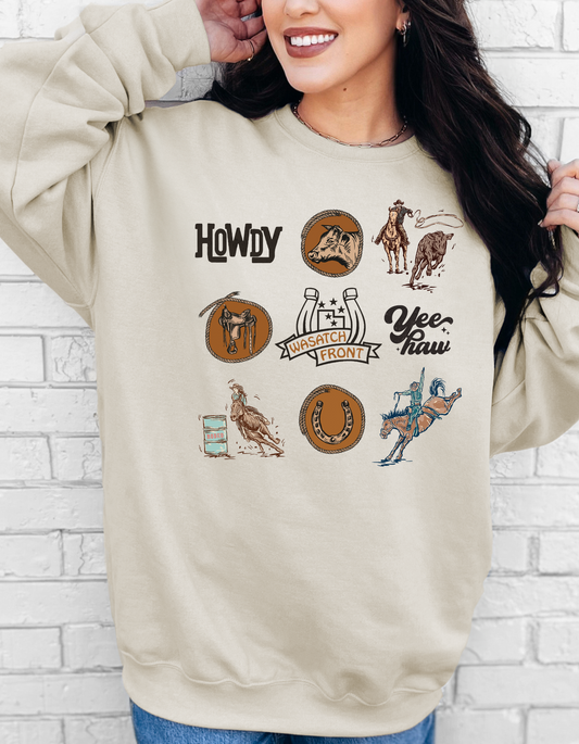 Wasatch Front Collage Hoodie/Crew