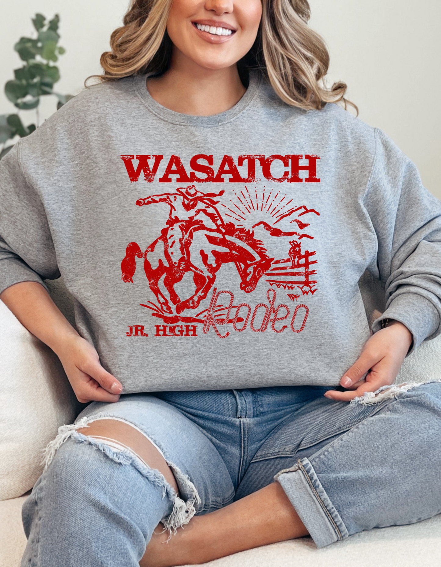 Wasatch RODEO Jr. High Hoodie/Crew