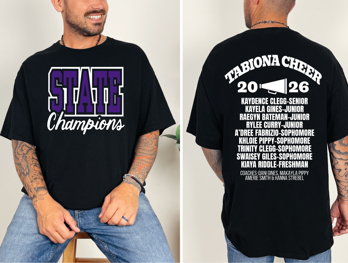 Cheer State Champs 2026 Tshirt