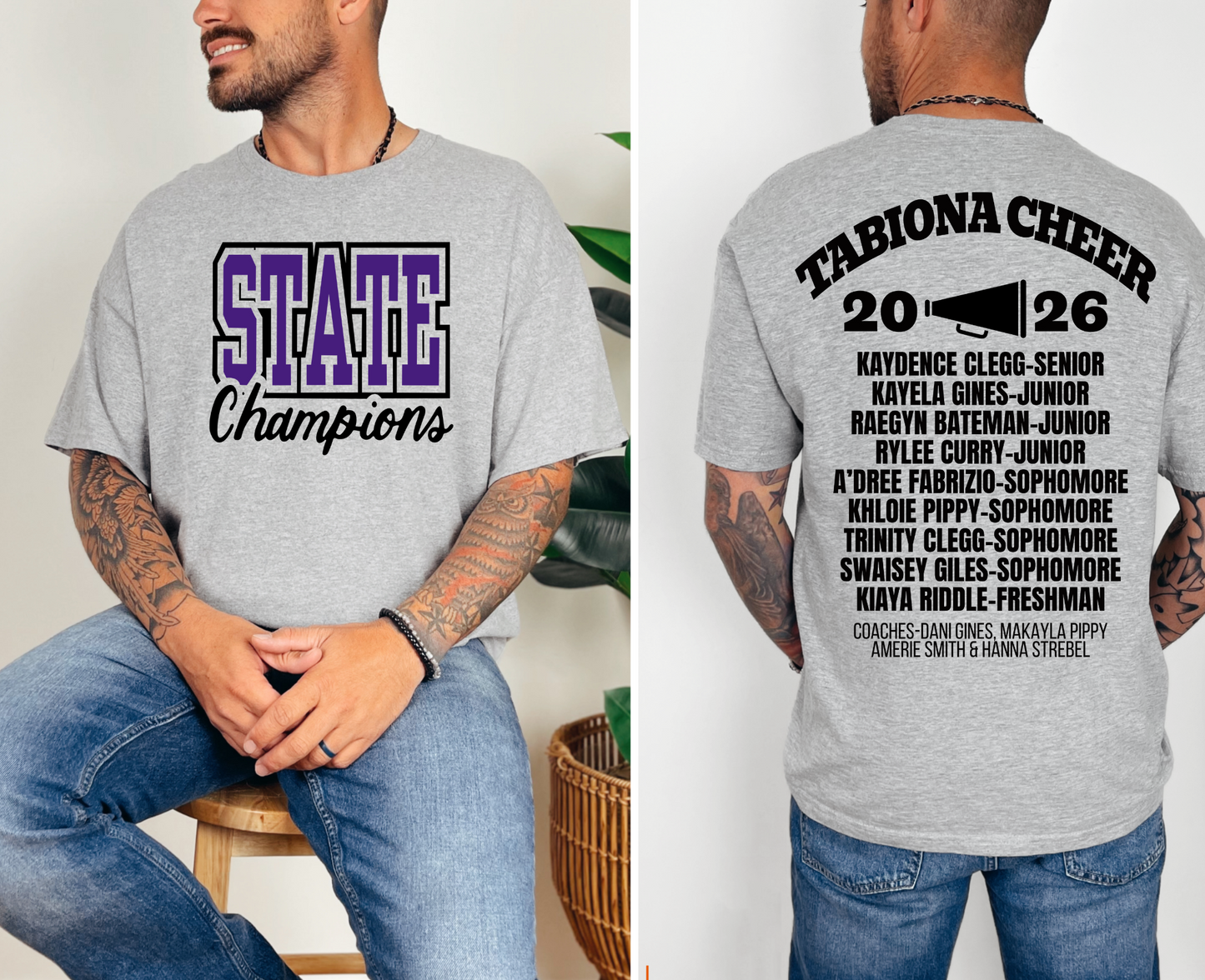 Cheer State Champs 2026 Tshirt