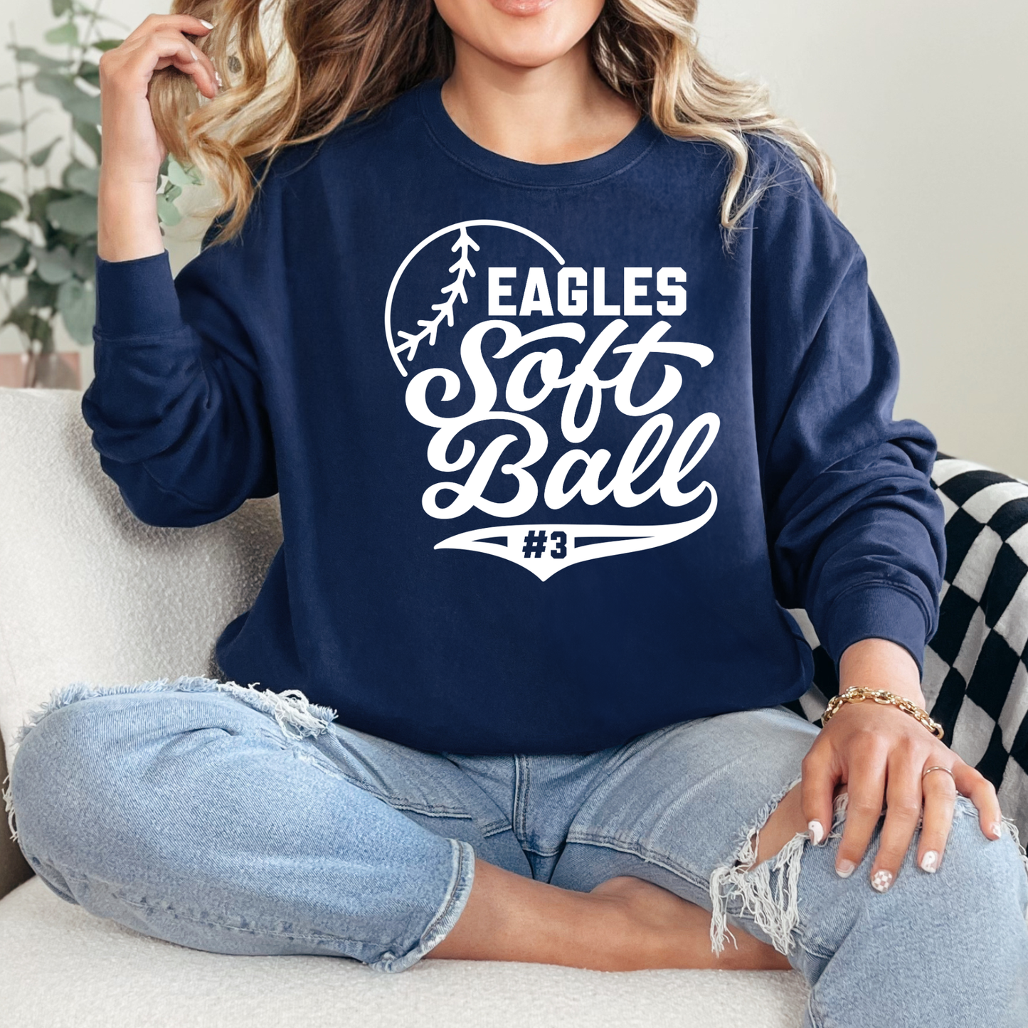Eagles Softball Custom #